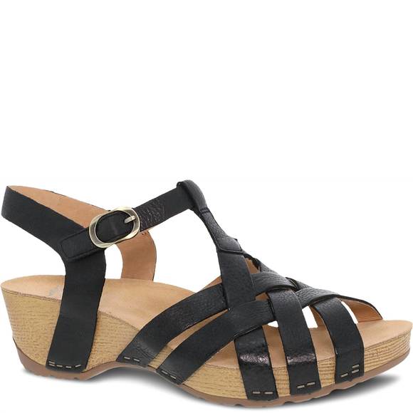 NEW DANSKO women's tinley sandal in black - Picture 1 of 4